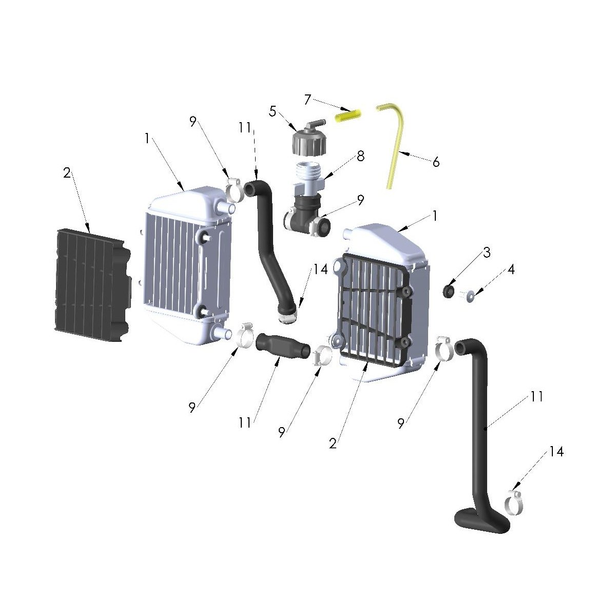 25-CX50SR-Coolant-System Coolant System 2025 Cobra CX50SR - Image 1